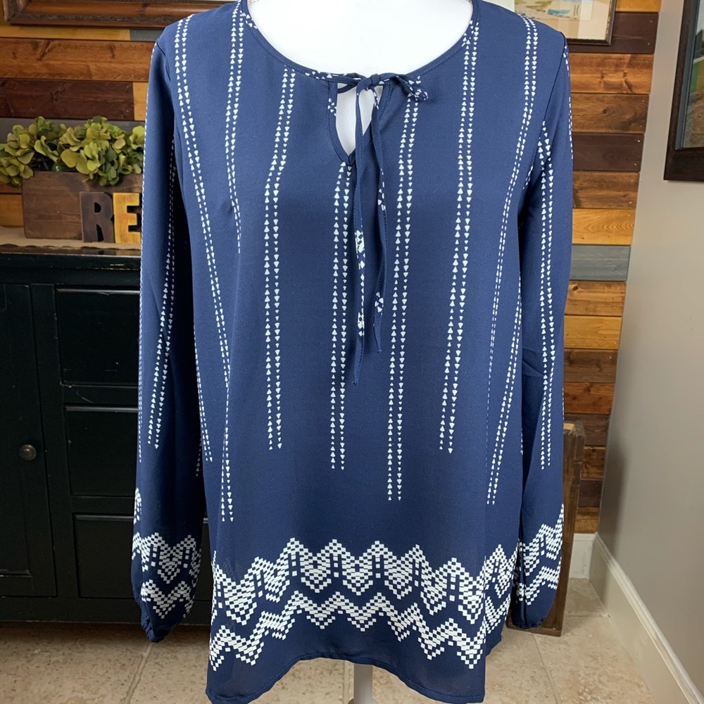 Charming Charlie Peasant Blouse
